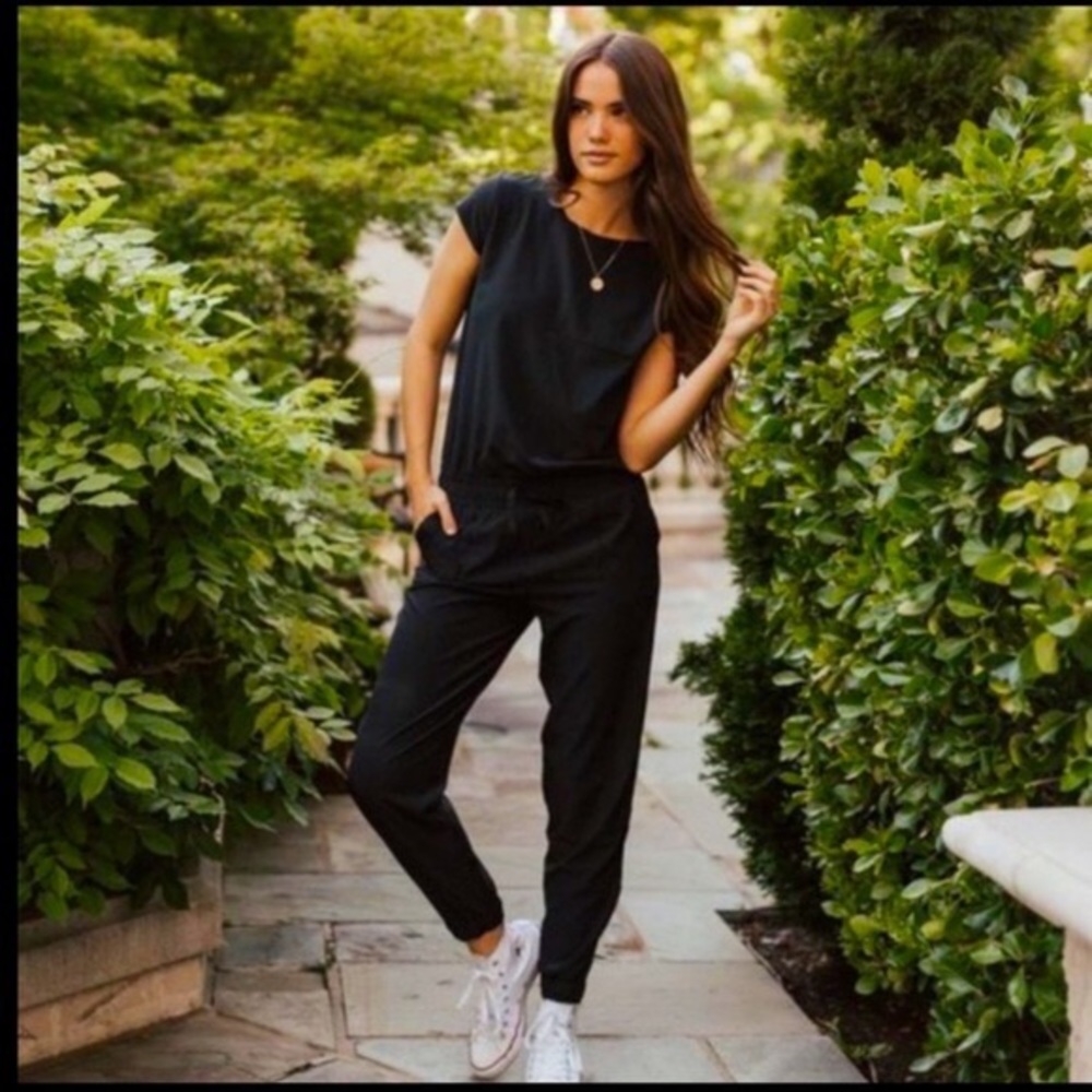 Albion fit black jumpsuit small